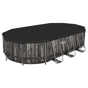 Bestway piscină power steel oval 610х366х122cm, 20241l, carcas metal Thumbnail 4