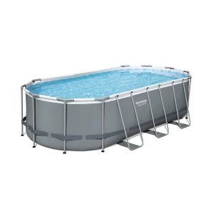 Bestway бассейн power steel oval 549x274x122cm, 13430л, метал каркас Thumbnail 5