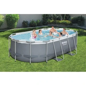 Bestway бассейн power steel oval 427x250x100cm, 7250л, метал каркас Thumbnail 15