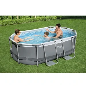 Bestway бассейн power steel oval 305x200x84cm, 3668л, метал каркас Thumbnail 2