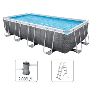 Bestway piscină power steel 412x201x122cm, 8124l, carcas metal Thumbnail 7