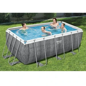 Bestway piscină power steel 412x201x122cm, 8124l, carcas metal Thumbnail 8