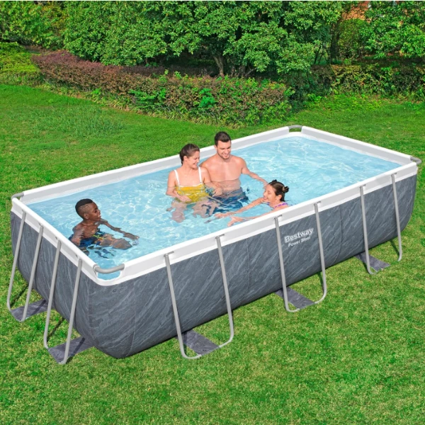 Bestway piscină power steel 404x201x100cm, 6478l, carcas metal 2