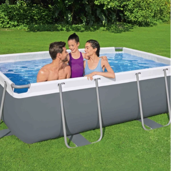 Bestway бассейн power steel 282x196x84cm, 3662л, метал каркас 11