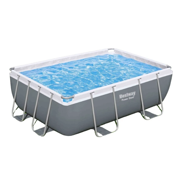 Bestway бассейн power steel 282x196x84cm, 3662л, метал каркас 3
