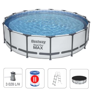 Bestway Бассейн STEEL PRO MAX 457х107 см, 14970 Л, метал. каркас