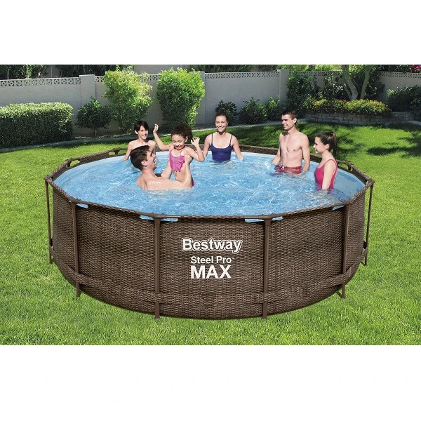 Bestway бассейн steel pro max rotang 366x100cm, 9150л, метал каркас 2