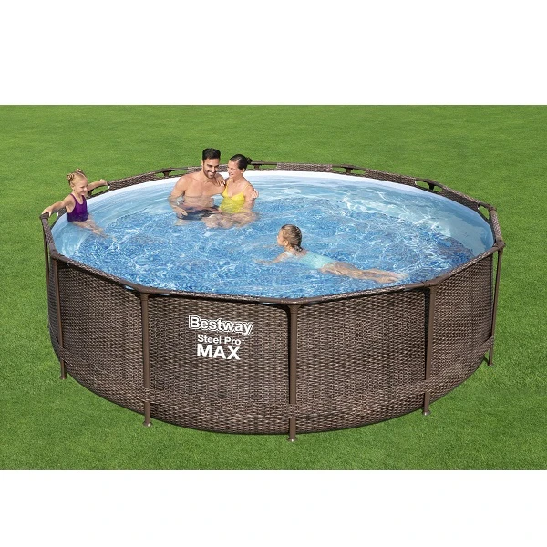 Bestway бассейн steel pro max rotang 366x100cm, 9150л, метал каркас 3