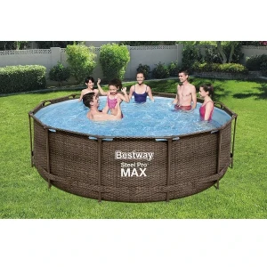 Bestway бассейн steel pro max rotang 366x100cm, 9150л, метал каркас Thumbnail 2