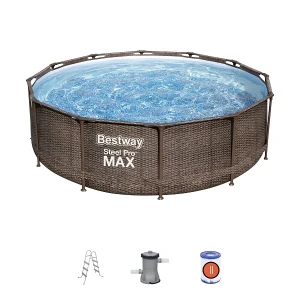 Bestway бассейн steel pro max rotang 366x100cm, 9150л, метал каркас Thumbnail 4