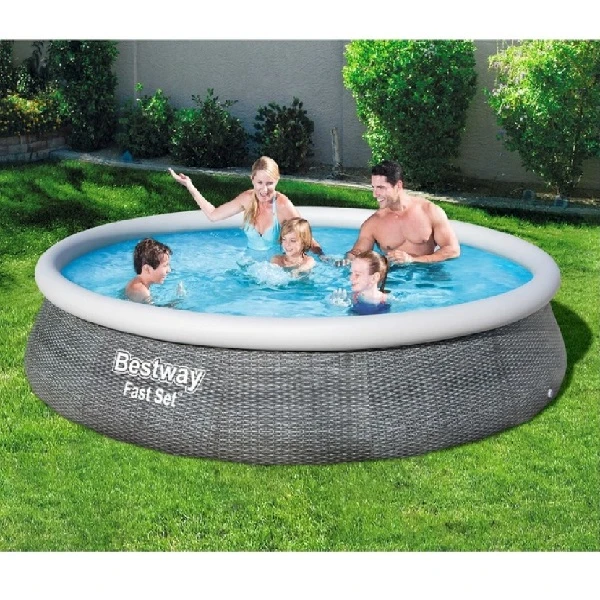 Bestway надувной бассейн fast set с фильтрующим насосом, 396х84 см, 7340 л 9