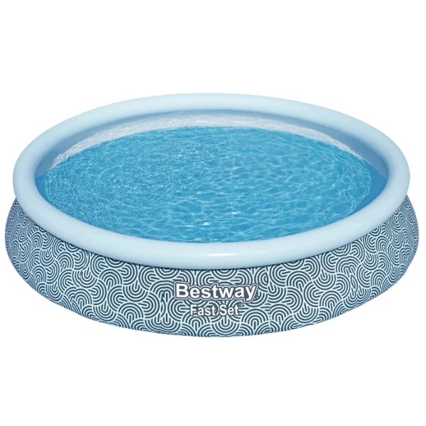 Bestway надувной бассейн fast set с фильтрующим насосом, 396х84 см, 7340 л 4