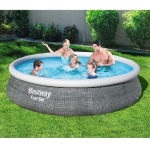 Bestway надувной бассейн fast set с фильтрующим насосом, 396х84 см, 7340 л Thumbnail 9