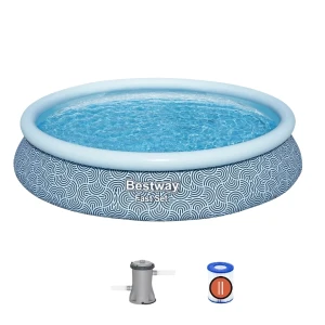 Bestway надувной бассейн fast set с фильтрующим насосом, 396х84 см, 7340 л Thumbnail 3