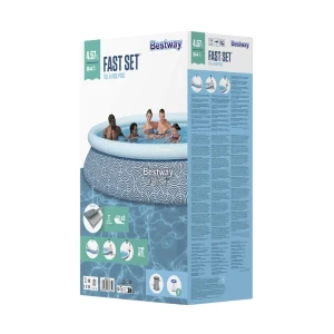 Bestway надувной бассейн fast set с фильтрующим насосом, 396х84 см, 7340 л Thumbnail 7