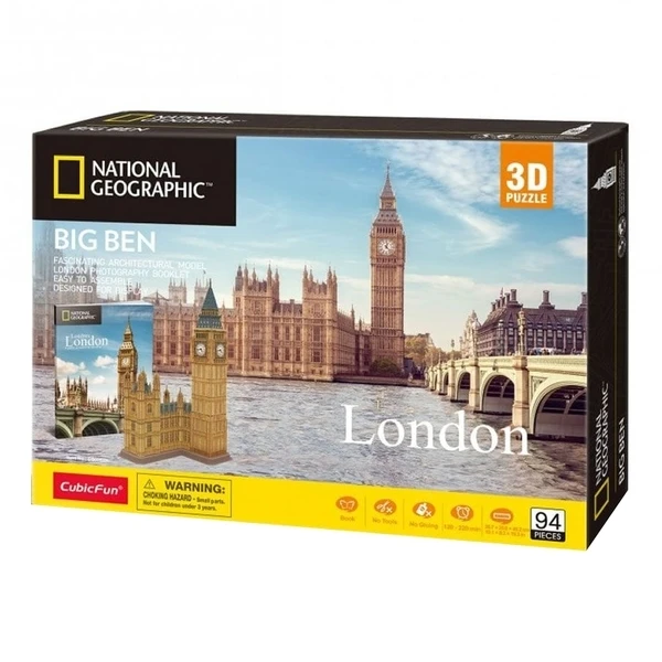 3d puzzle “big ben”, 94 elemente 3