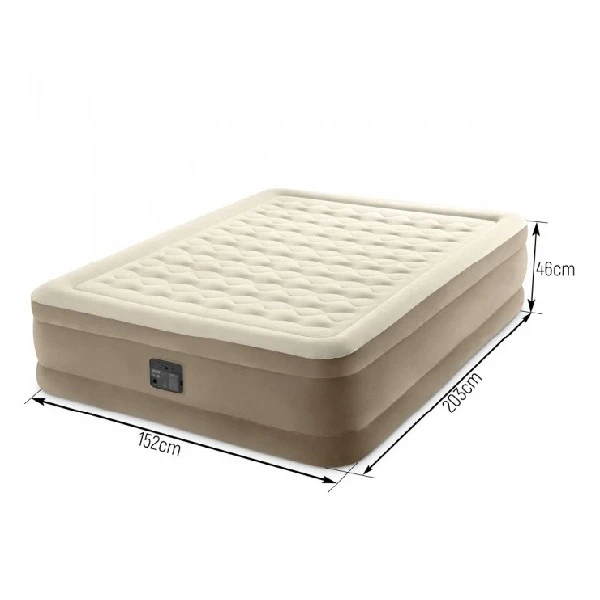 Intex pat gonflabil “velur ultra plush” 152x203x46 cm cu pompă încorporată 220v, până la 272 kg 5