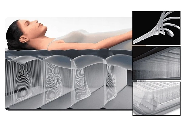 Intex pat gonflabil “velur ultra plush” 152x203x46 cm cu pompă încorporată 220v, până la 272 kg 9
