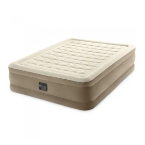 Intex pat gonflabil “velur ultra plush” 152x203x46 cm cu pompă încorporată 220v, până la 272 kg