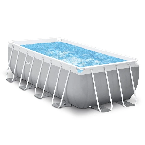 Intex piscină prism frame rectangular 400x200x122cm, 8418l, cadru metalic 3