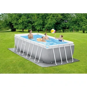 Intex piscină prism frame rectangular 400x200x122cm, 8418l, cadru metalic Thumbnail 2