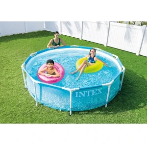 Intex бассейн beachside metal frame 305x76cm, 4485л, металлический каркас Thumbnail 4