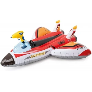 Intex plută-saltea gonflabilă “avion cu pistol de apă” cu mâner, 117х117 cm, până la 40 kg, 3+, 2 culori Thumbnail 4