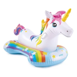 Intex plută-saltea gonflabilă “unicorn” cu mânere, 163х86 cm, până la 40 kg, 3+