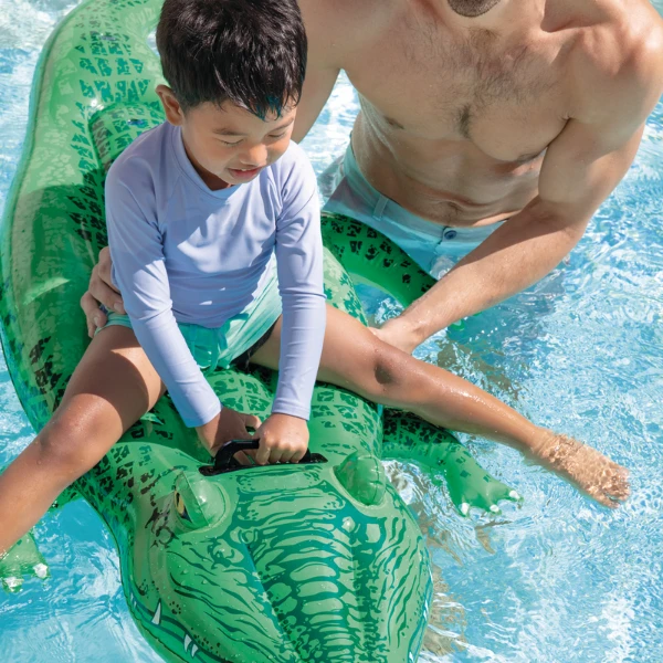 Intex plută-saltea gonflabilă “crocodil” cu mâner, 168х86 cm, până la 40 kg, 3+ 3