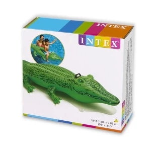 Intex plută-saltea gonflabilă “crocodil” cu mâner, 168х86 cm, până la 40 kg, 3+ Thumbnail 4