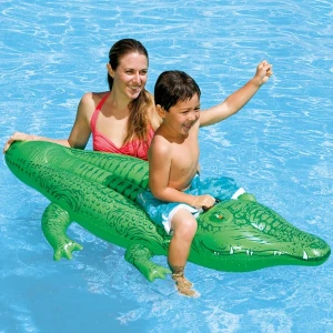 Intex plută-saltea gonflabilă “crocodil” cu mâner, 168х86 cm, până la 40 kg, 3+ Thumbnail 2