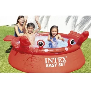 Intex детский надувной бассейн easy set "веселый краб" 183х51 см, 880л, 3+ Thumbnail 2