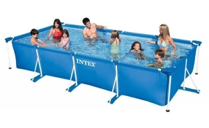 Intex piscină rectangular frame 450x220x84cm, 7127l, cadru metalic Thumbnail 2