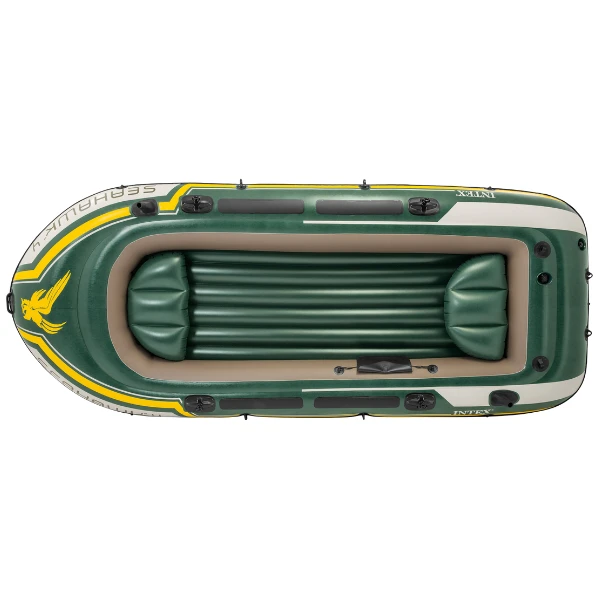 Intex надувная лодка “seahawk 4” с веслами и насосом, 351x145x48 см, до 480 кг 7