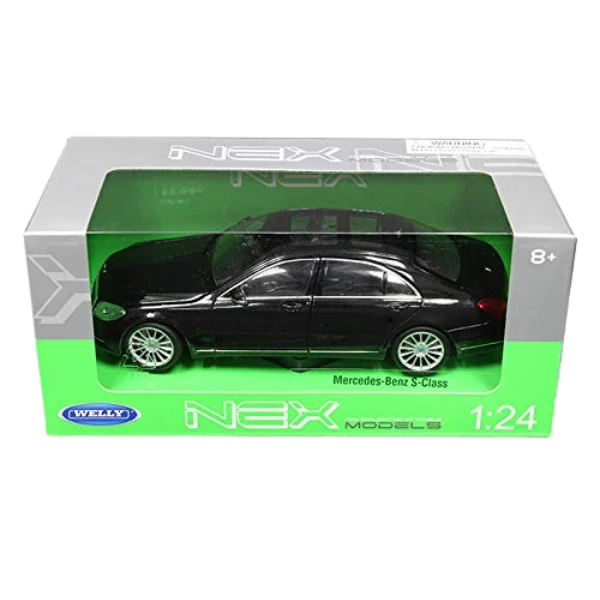 Mașina de colecție mercedes benz s-class 1:24 welly 3