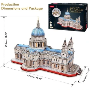 3d puzzle “catedrala sfântului paul”, 643 elemente Thumbnail 4