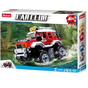 Set de construcție „suv roșu”, 145 elem. Thumbnail 8