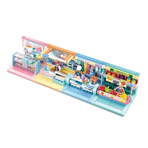 Set de construcție ”magazine”, 4 modele, de la 99 pînă la 112 elem. 6