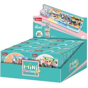 Set de construcție ”magazine”, 4 modele, de la 99 pînă la 112 elem.