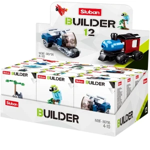 Set de construcție ”construiește figurina”, 12 modele, de la 25 pînă la 36 elem.