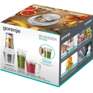 Blender staționar gorenje bn1000e, oțel inoxidabil / alb Thumbnail 7