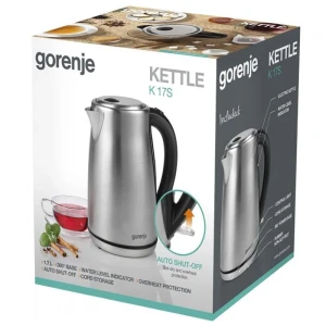 Fierbător electric gorenje k17s, oțel inoxidabil Thumbnail 5