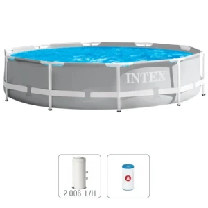 Intex бассейн 366x76cm, 6503л, метал каркас
