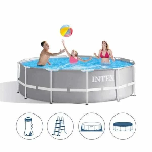 Intex piscină prism frame premium 427×107см, 12706l, cadru metalic Thumbnail 2
