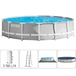 INTEX Бассейн PRISM FRAME PREMIUM 427×107см, 12706Л, металлический каркас