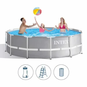 Intex piscină prism frame premium 366х99сm, 8592l, cadru metalic Thumbnail 5