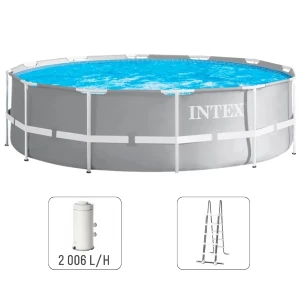 INTEX Piscină PRISM FRAME PREMIUM 366х99сm, 8592L, cadru metalic