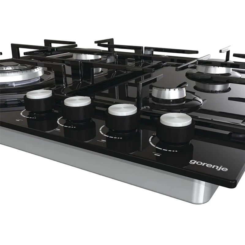 Газовая варочная панель gorenje gt 641 kb, чёрный 7