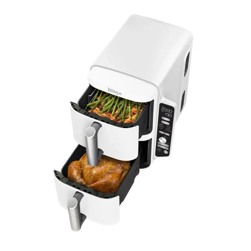 Friteuză cu aer cald ninja double stack xl sl400euwh, alb 11