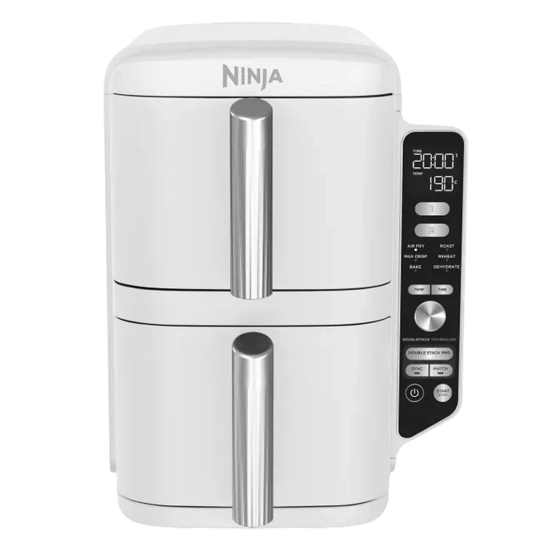 Friteuză cu aer cald ninja double stack xl sl400euwh, alb 14